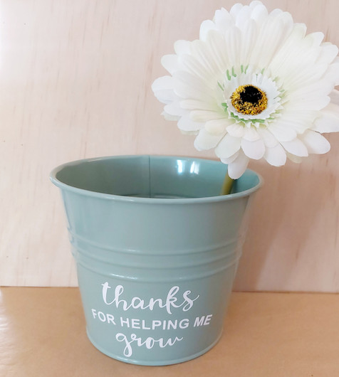 Thanks for helping me grow - sinkkiruukku (eri värisiä)