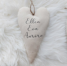 Pehmosydän, nimellä ja syntymätiedoilla -PikkuMari Tmi