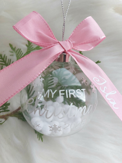 First Christmas 2025 -joulupallo