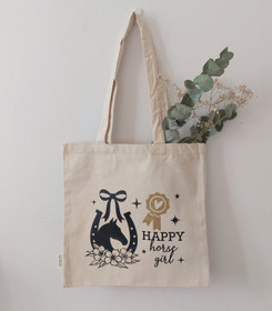 Happy horse girl -kangaskassi