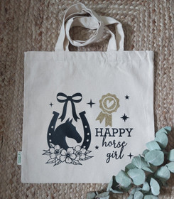 Happy horse girl -kangaskassi