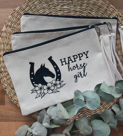 Happy horse girl -pussukka