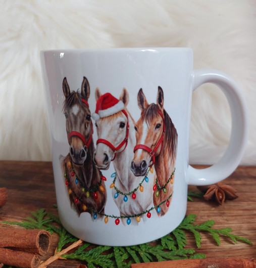 Hevosten joulu - muki nimellä tai ilman, PikkuMari Tmi