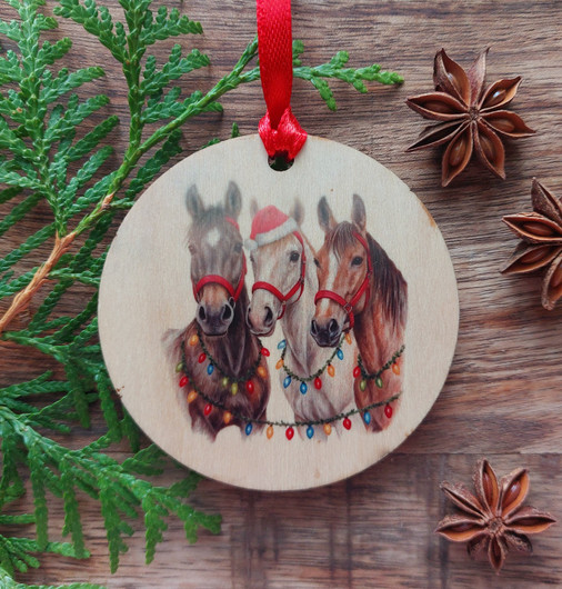 Heppa joulukoriste, nimellä tai ilman 