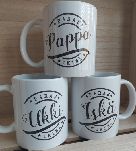 Paras Iskä/Ukki/Pappa ikinä -muki, PikkuMari