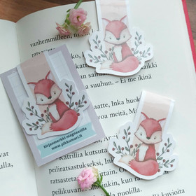 Kettu kirjanmerkki magneetilla, PikkuMari Tmi