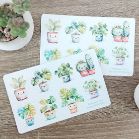 Kawaii kasvit -tarra-arkki, PikkuMari Tmi 