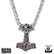 Northern Viking Jewelry® Black Tribe Cross Kuningasketjulla