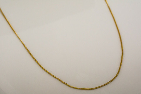 Kultainen panssarikaulaketju 45cm