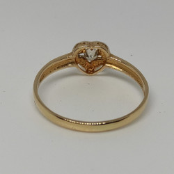 Kultainen sydänsormus