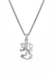 Suomi-leijona riipus,hopea 12mm