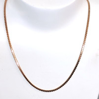 Litistetty kultaketju 70cm