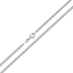 Hopeinen panssariketju 2,8mm, eri pituuksia