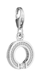 Lumoava Aina charm, hopeaa