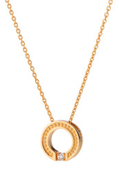 Lumoava Aina -riipus kirkkaalla kivellä