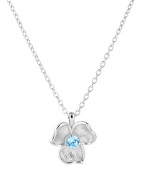 Lumoava Anna -riipus sinisellä kivellä