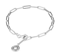 Lumoava Charm rannekoru, hopeaa