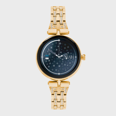 NIAH Lyra Smartwatch Gold with Stones