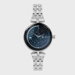 NIAH Lyra Smartwatch Silver with Stones