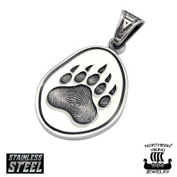 Kaulakoru Northern Viking Jewelry Bear Paw Amulet