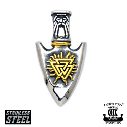 Northern Viking Jewelry®-Riipus Vegvisir Spear Kulta