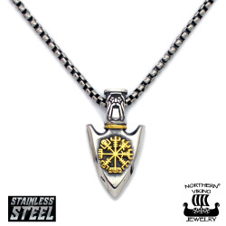 Northern Viking Jewelry®-Riipus Vegvisir Spear Kulta