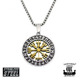 Kaulakoru Vegvisir Kulta Northern Viking Jewelry®