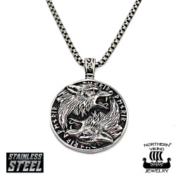 Northern Viking Jewelry®-Riipus Runic Wolf's