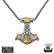 Thorin Vasara Vegvisr Valknut Kaulakoru Kulta Northern Viking Jewelry®