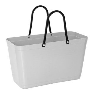 Hinza laukku - Green plastic Large Light Grey