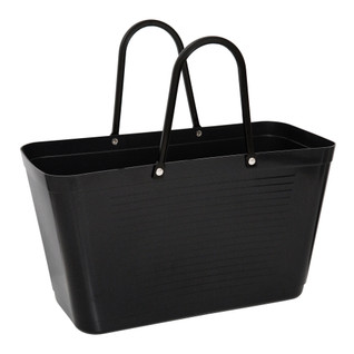 Hinza laukku - Green plastic Large Black