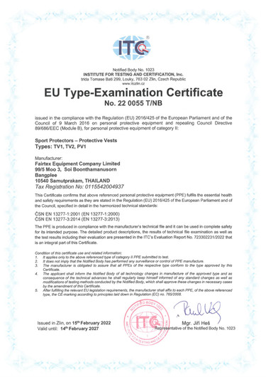 Fairtex TV1 Rintapanssari