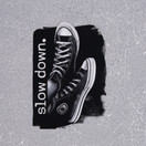Slow Down, joustocollegepaneeli  85 cm x 165 cm