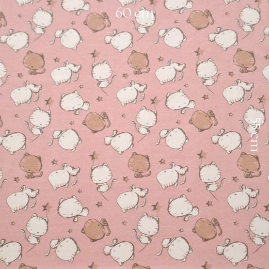 Cute Kitten, trikoopaneeli 55 cm x 150 cm