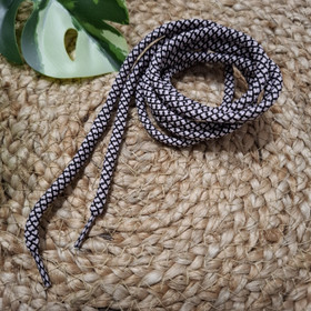 Hupparin nyöri 130 cm, Roosa/musta