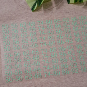 Silitettävä kokomerkki, TUPLAKOOT, Sweet mint, 5 kpl