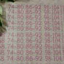 Silitettävä kokomerkki, TUPLAKOOT, Bubble gum, 5 kpl