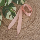 Satiininauha huppariin 110 cm, Hento persikka