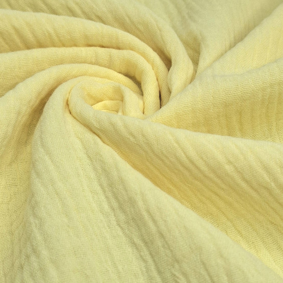 Double Gauze, harsokangas, Soft Yellow