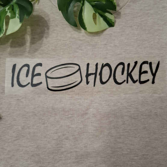 Silityskuva, ICE HOCKEY, musta