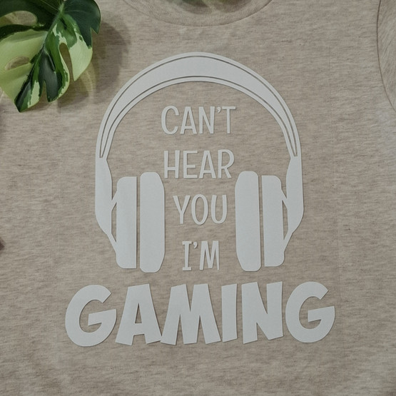 Silityskuva, GAMING, valkoinen