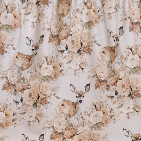 Flower Deer, light rose, trikoo