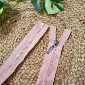 Avovetoketju muovihammastus 60 cm, Vaaleanpunainen