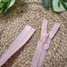 Avovetoketju rengasvedin, 60 cm, Vaaleanpunainen