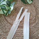 Avovetoketju rengasvedin, 50 cm, Luonnonvalkoinen