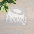 Silityskuva, HOCKEY, valkoinen