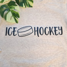 Silityskuva, ICE HOCKEY, musta