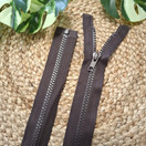 Avovetoketju muovihammastus 100 cm, Tummanruskea