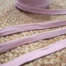 Puuvillanauha litteä, Vaaleanpunainen 15 mm