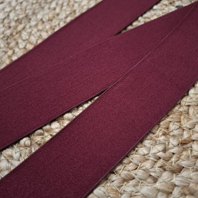 Vyötärökuminauha 40 mm, Burgundy